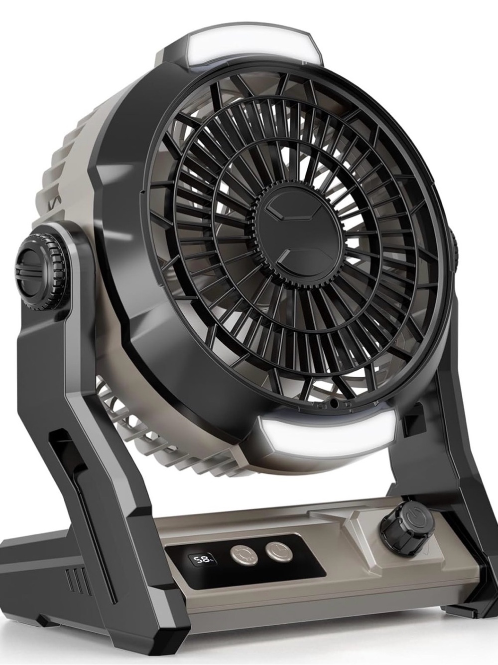 BNIB Portable Camping Fan with 10000mAh Rechargeable Battery